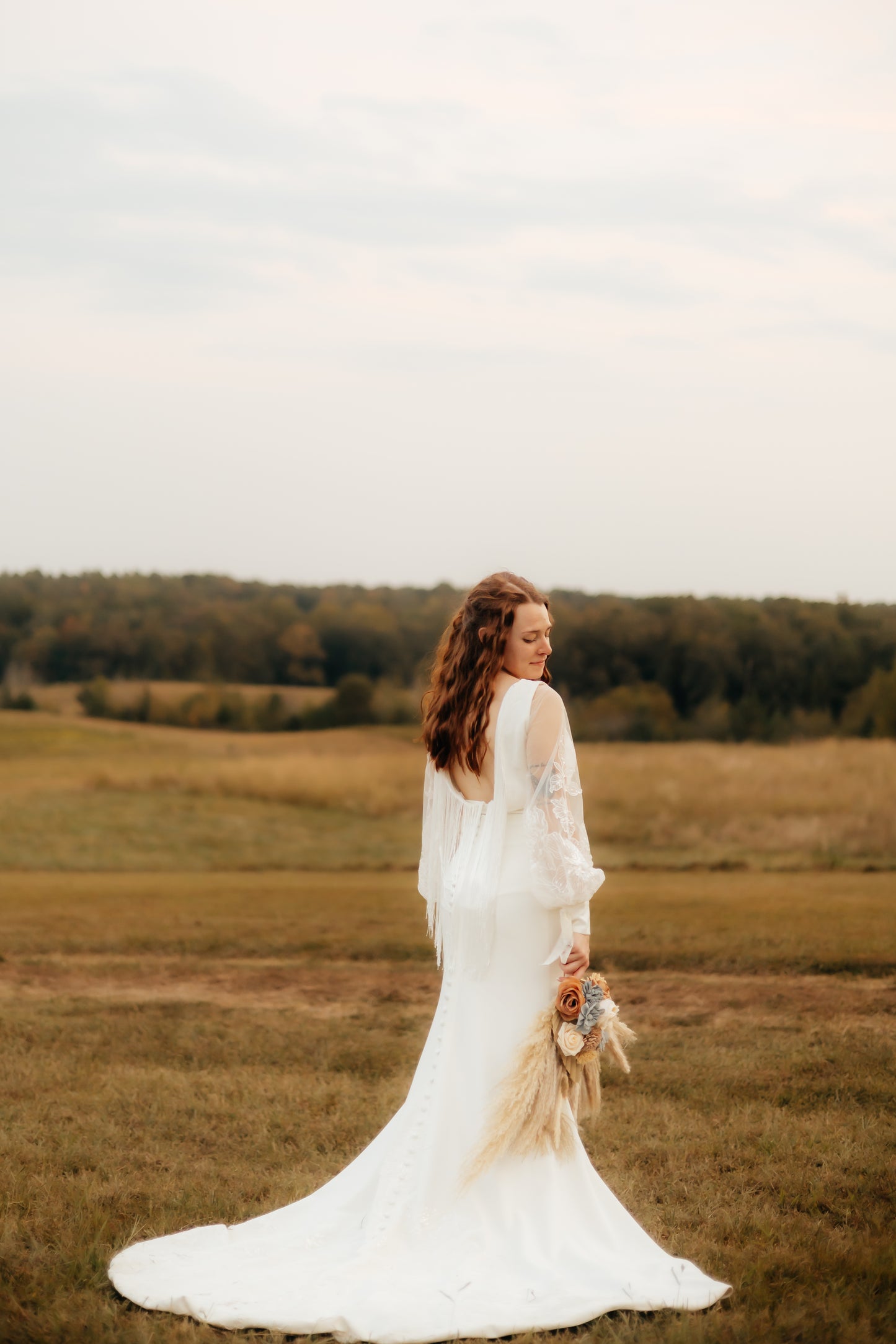 The Cindy Gown, Mini Dress and Overskirt Set