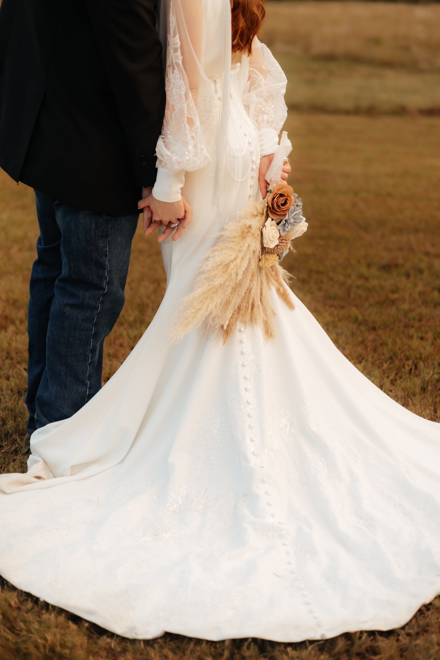 The Cindy Gown, Mini Dress and Overskirt Set