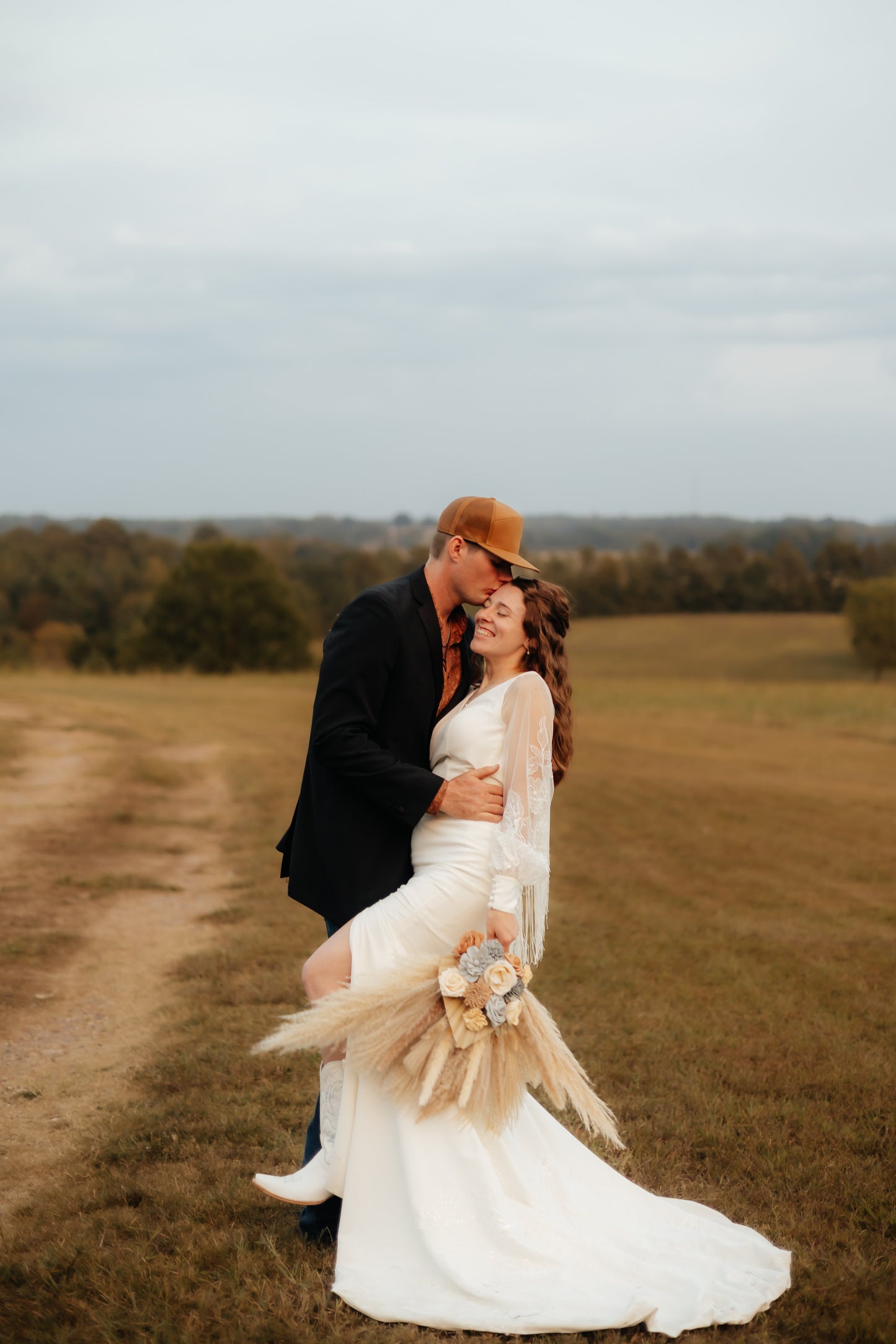 The Cindy Gown, Mini Dress and Overskirt Set