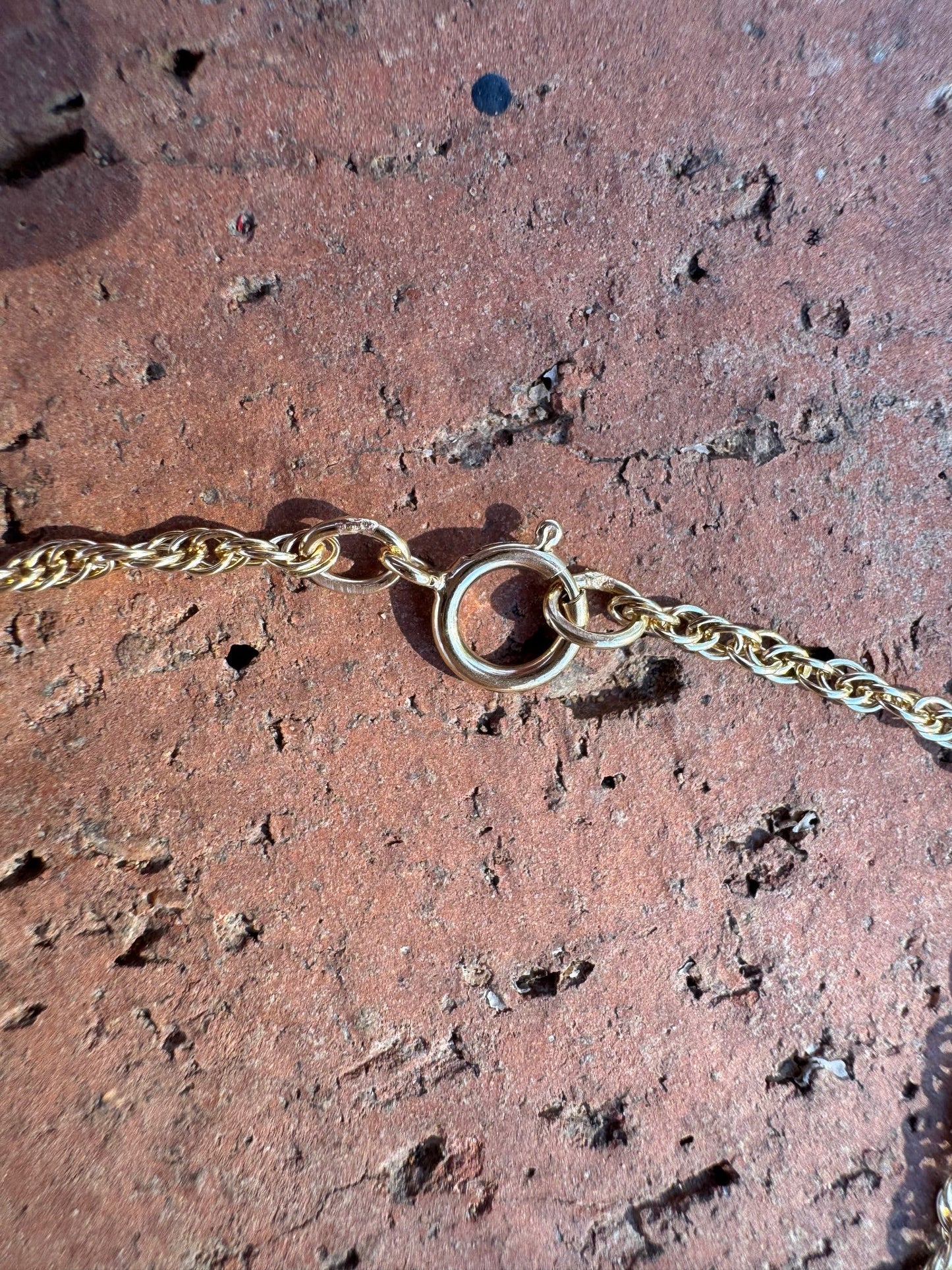 Handmade Gold Filled Over Sterling Silver & Sonoran Mountain Turquoise Inlay Pendant Necklace