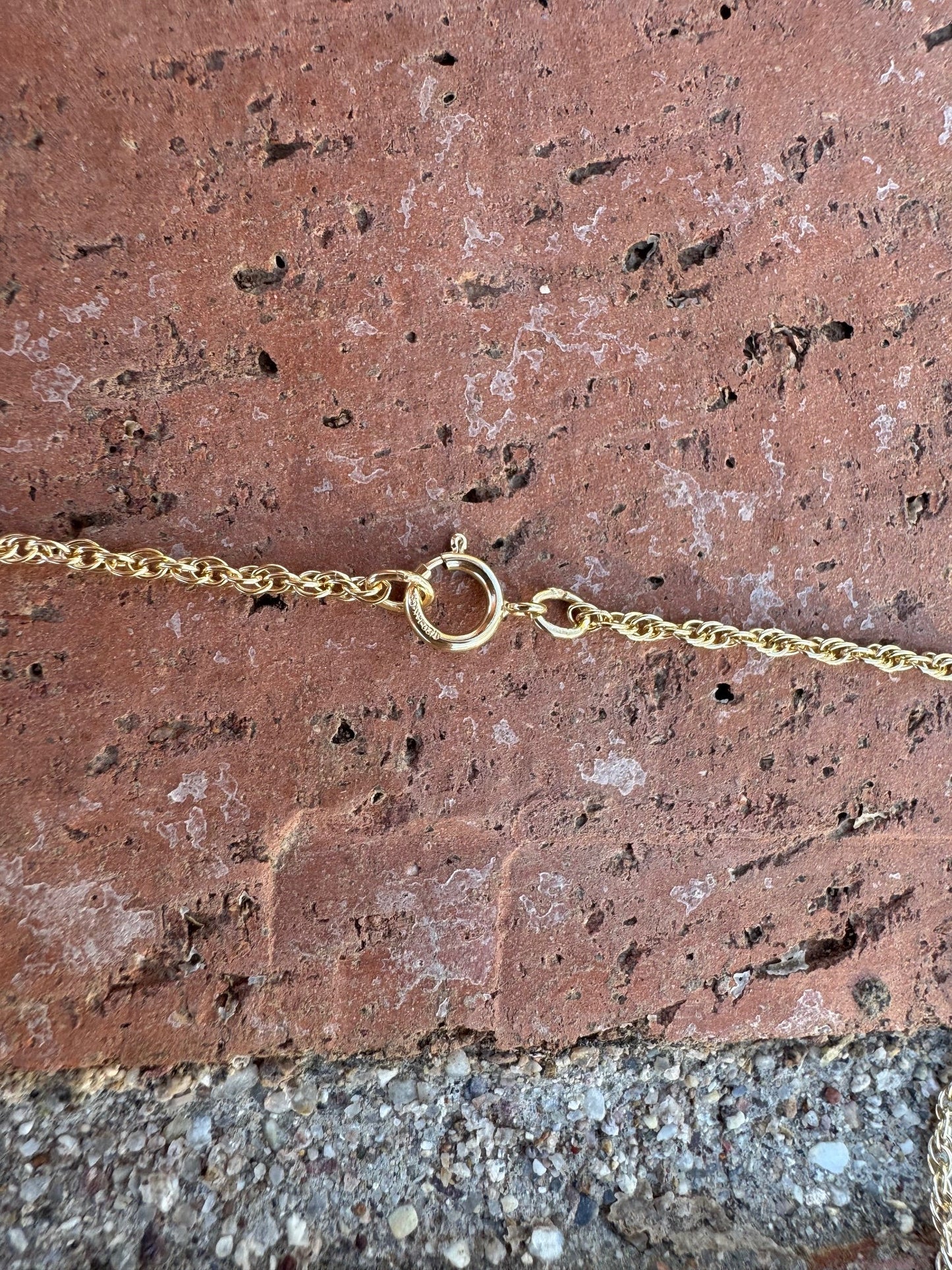 Handmade Gold Filled Over Sterling Silver & Sonoran Mountain Turquoise Inlay Pendant Necklace