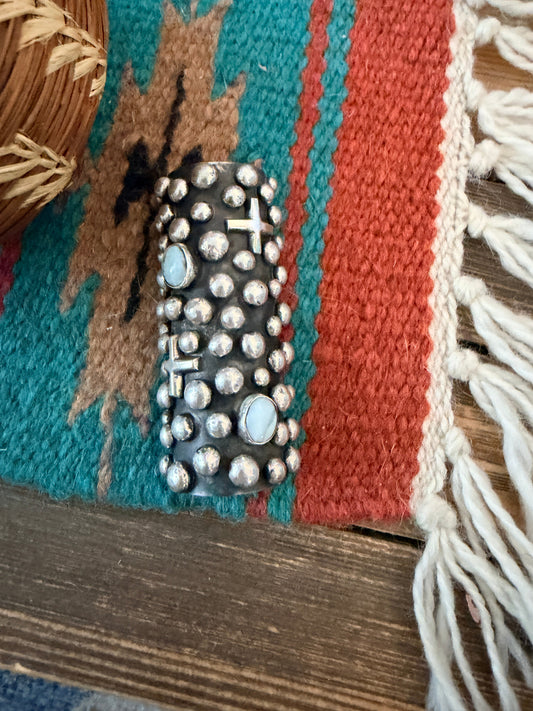 Handcrafted Larimar & Sterling Silver Hair Pin Barrette by Chimney Butte