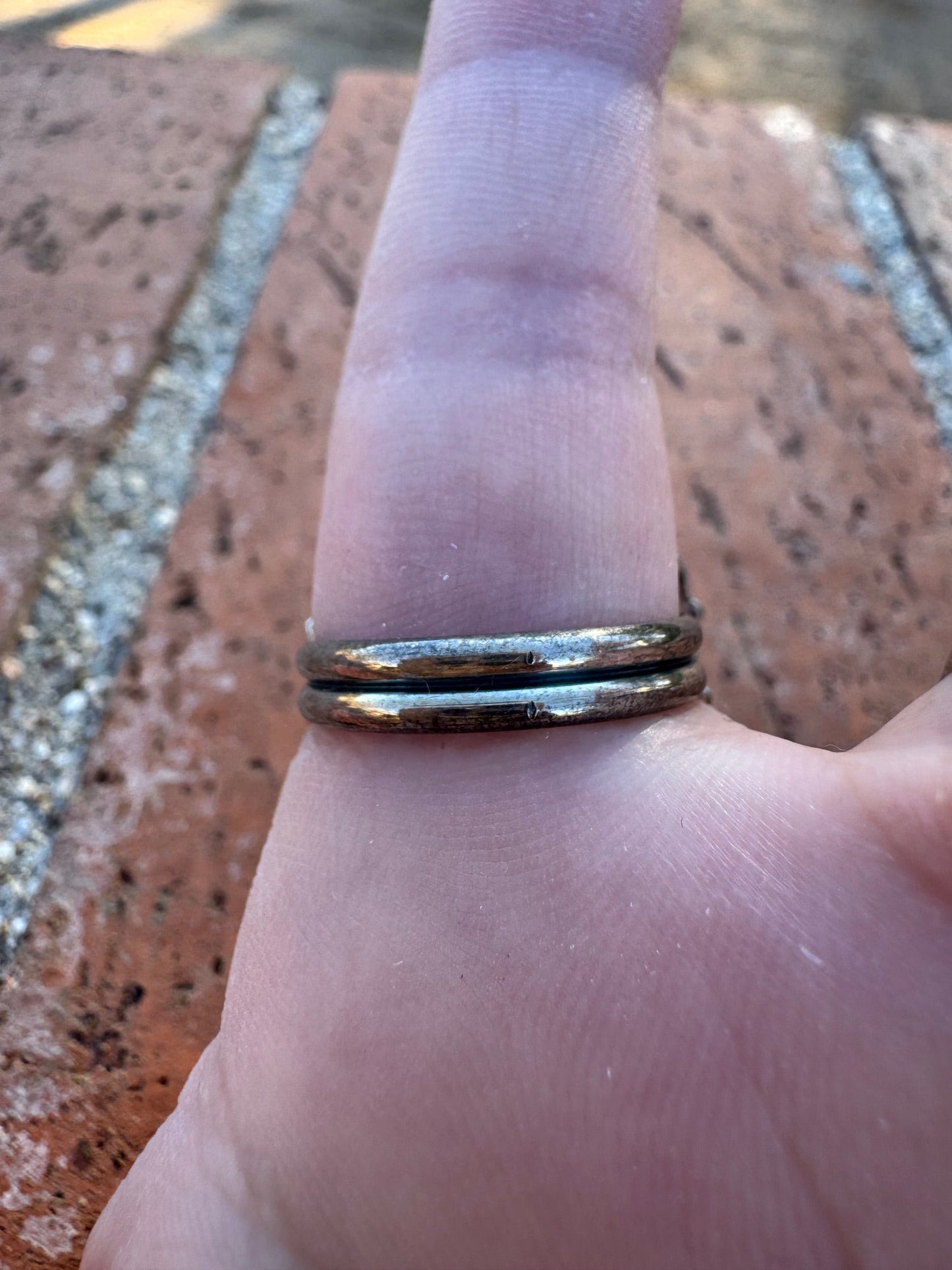 Handcrafted Natural Kingman Turquoise Adjustable Cluster Ring