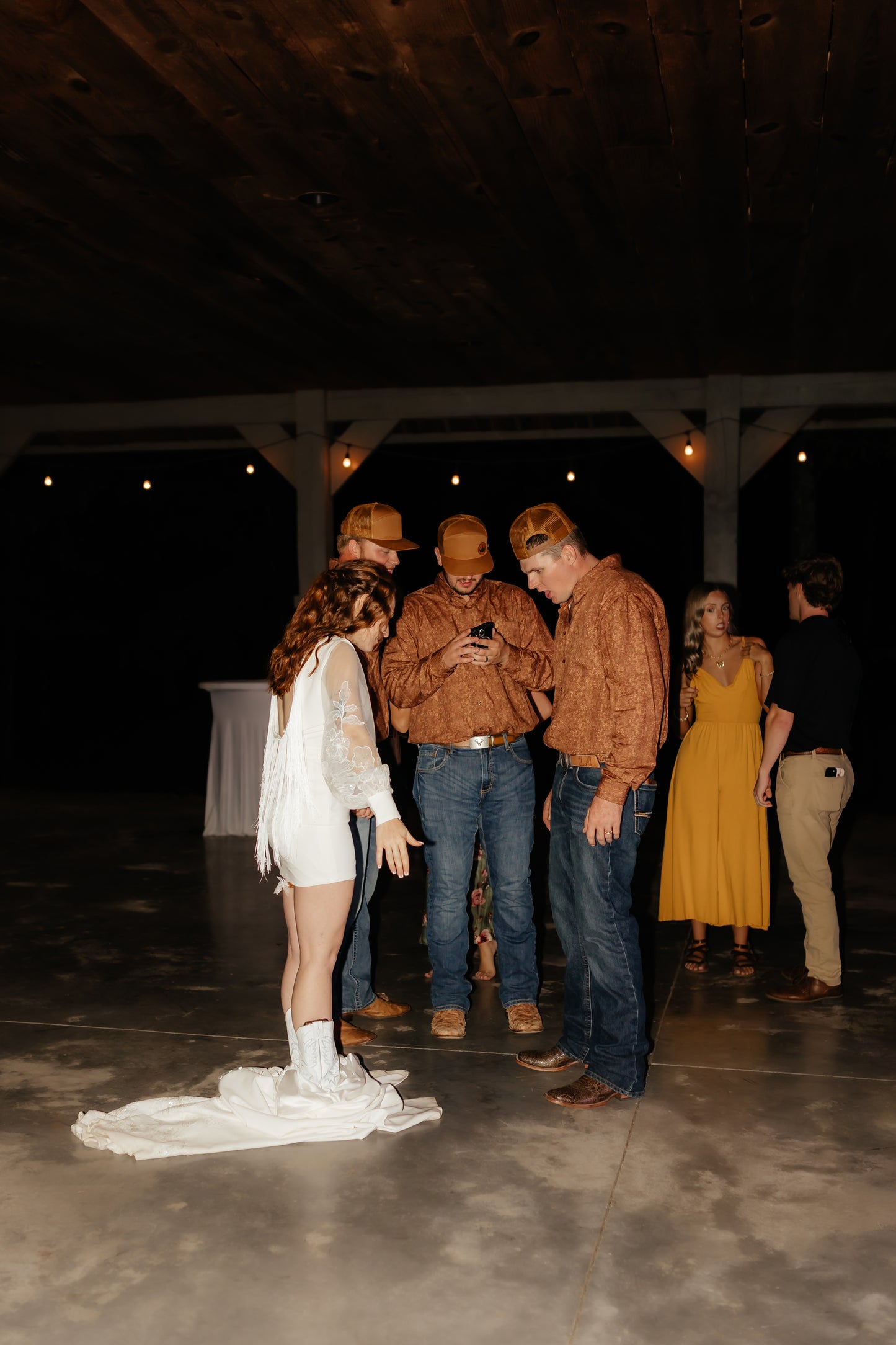 The Cindy Gown, Mini Dress and Overskirt Set