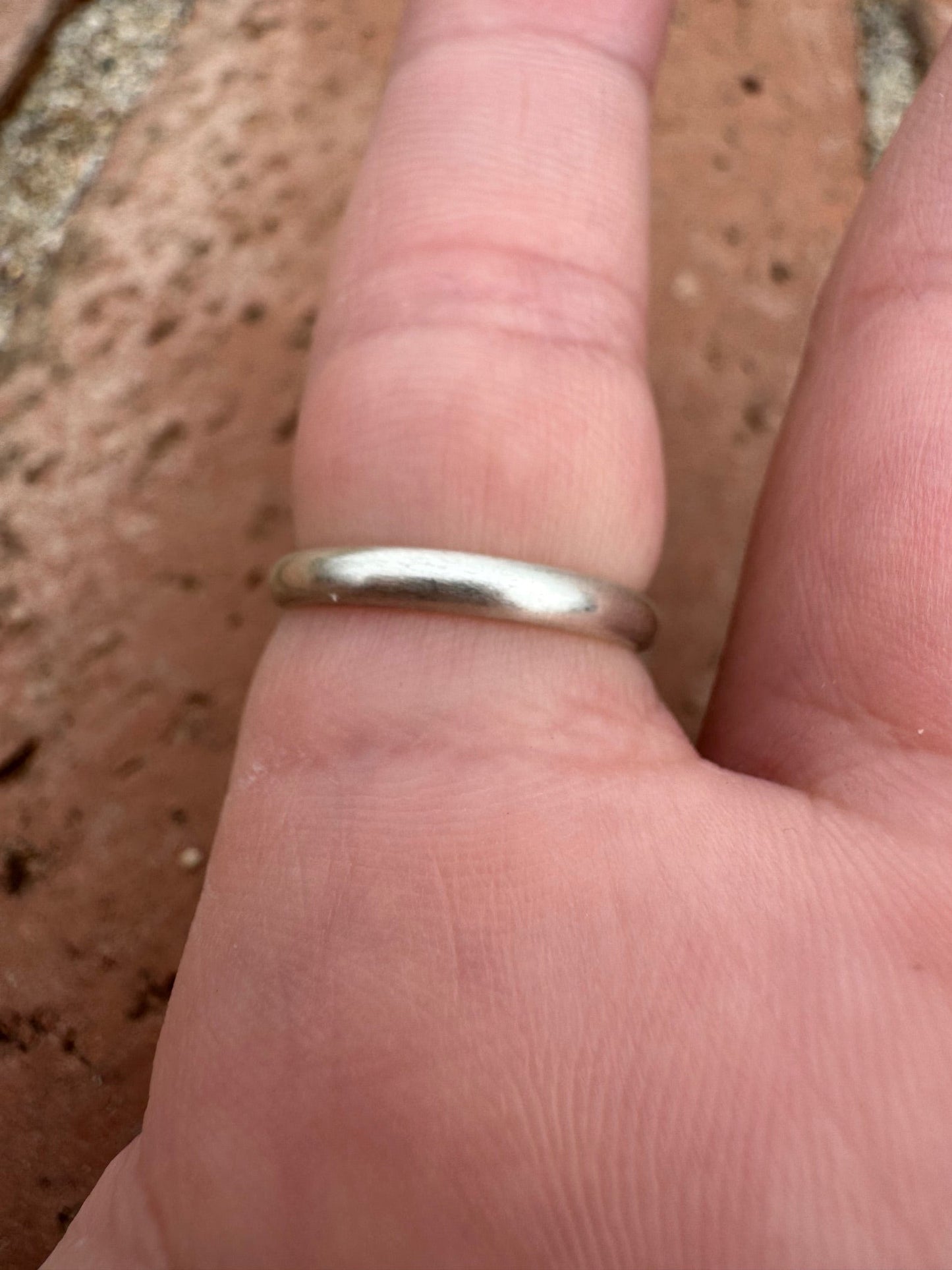 Handcrafted Golden Hills Turquoise & Sterling Silver Ring Size 6