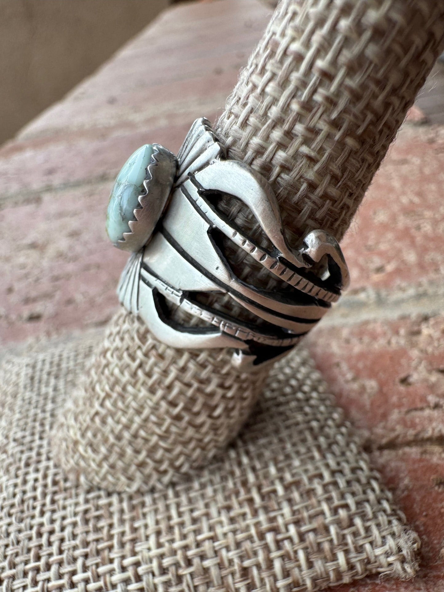 Handcrafted Sonoran Mountain Turquoise & Sterling Silver Ring