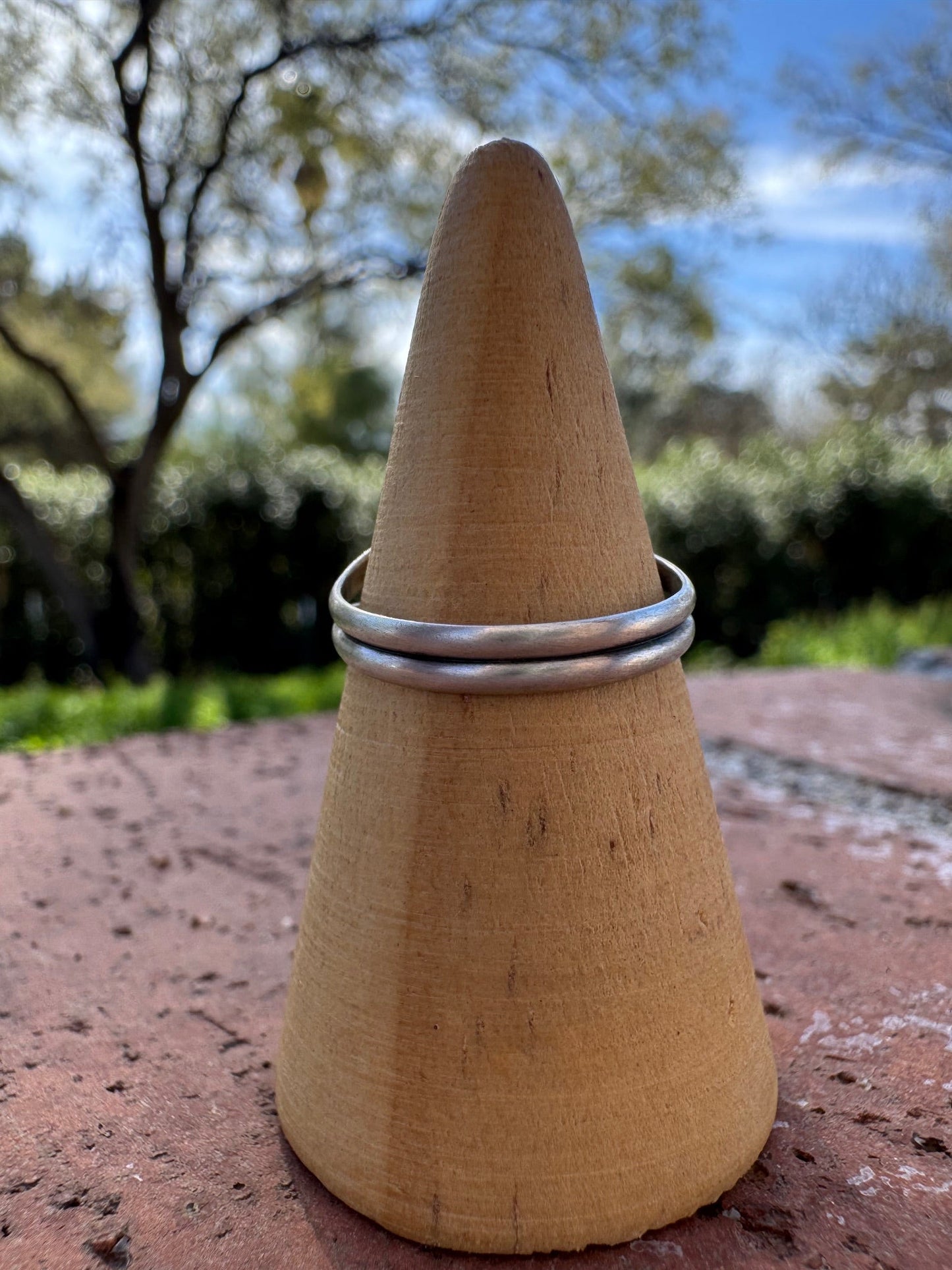 Handcrafted Teardrop Golden Hills Turquoise & Sterling Silver Ring