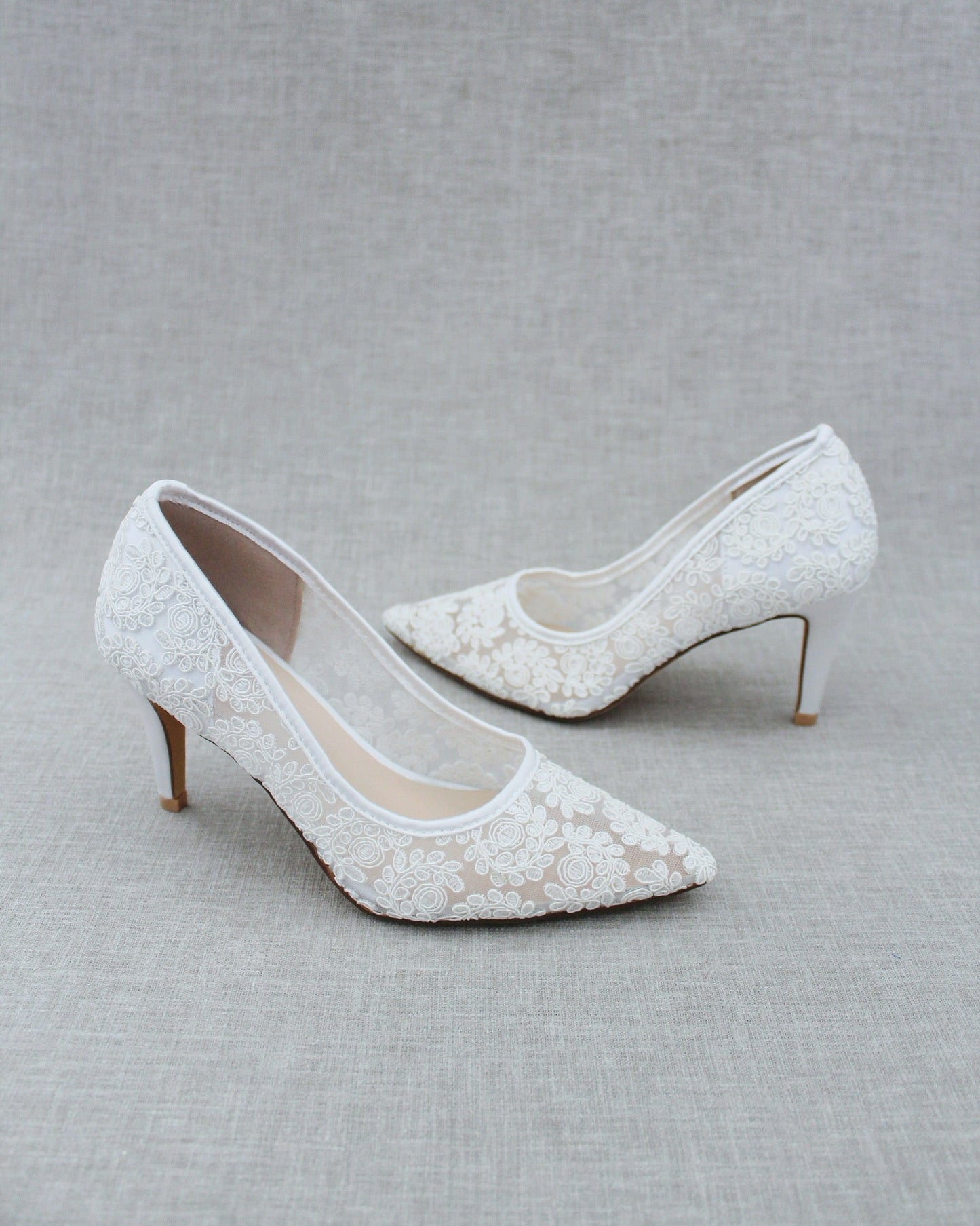 Lace Bridal Pump