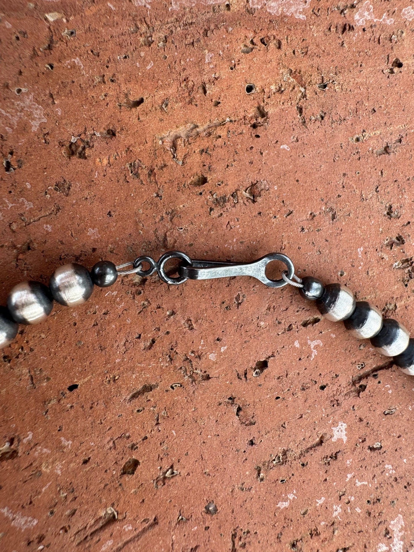 Handcrafted Spiny and Turquoise 5mm Beaded Necklace