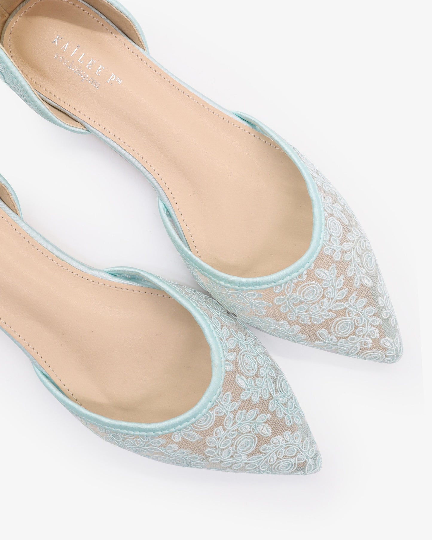 Crochet Lace Pointy Toe with Ankle Tie or Ballerina Lace Up