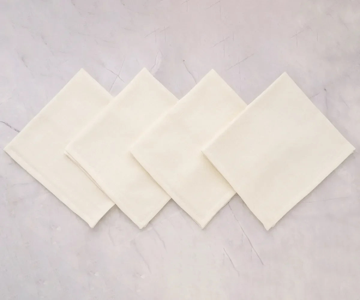 Ivory Cloth Napkins