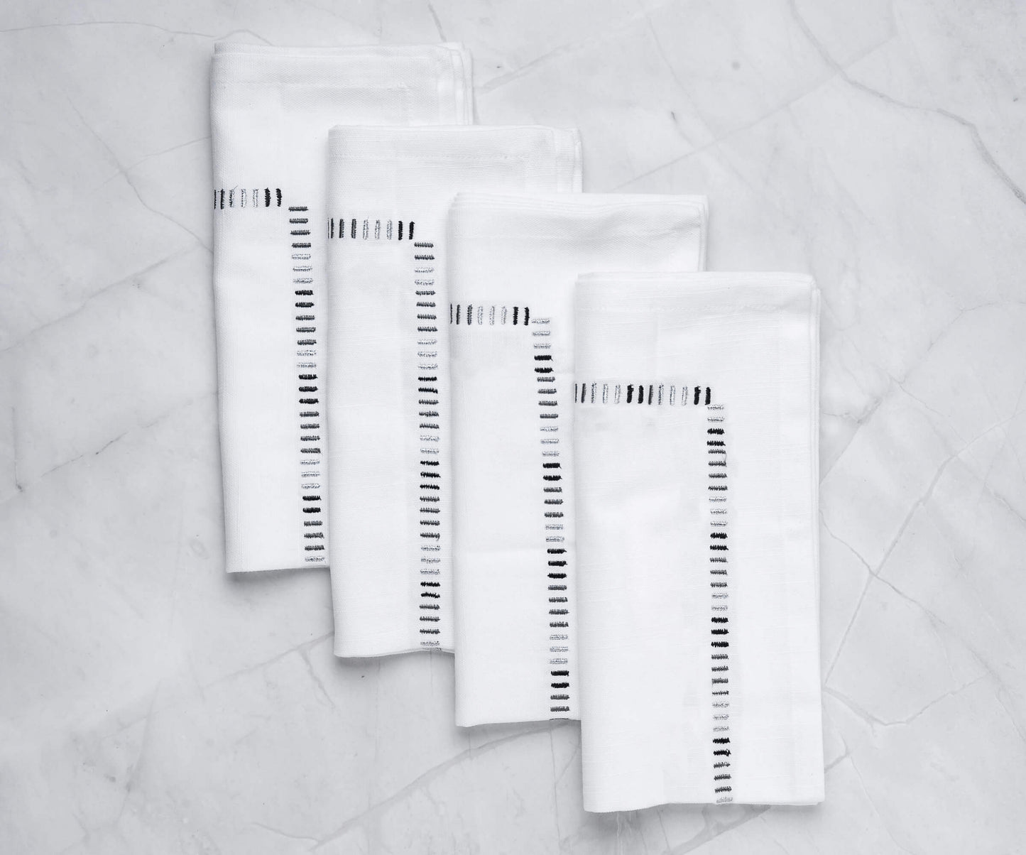 Embroidered Dinner Napkins - Harmonie Napkins