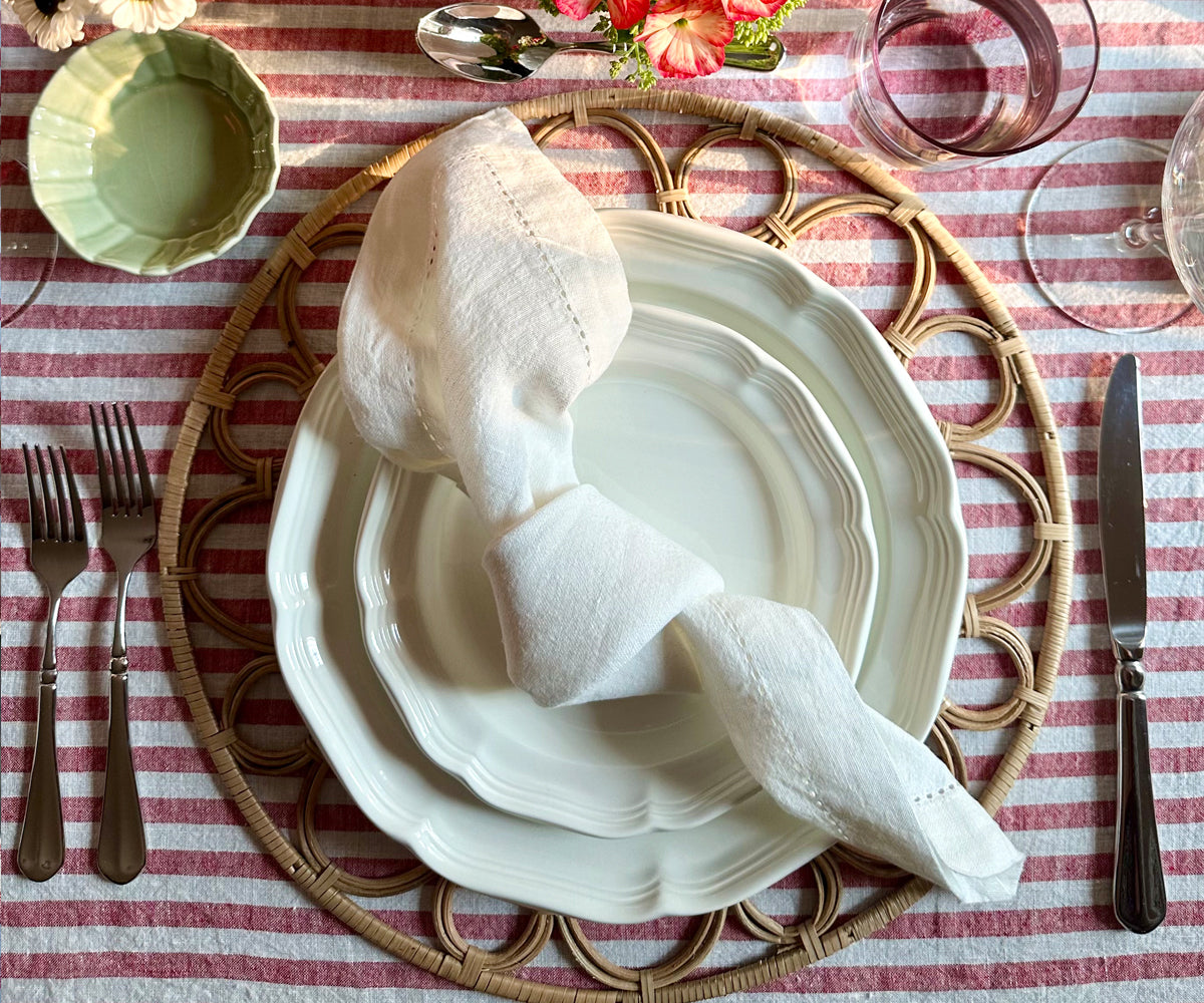 White Linen Napkins