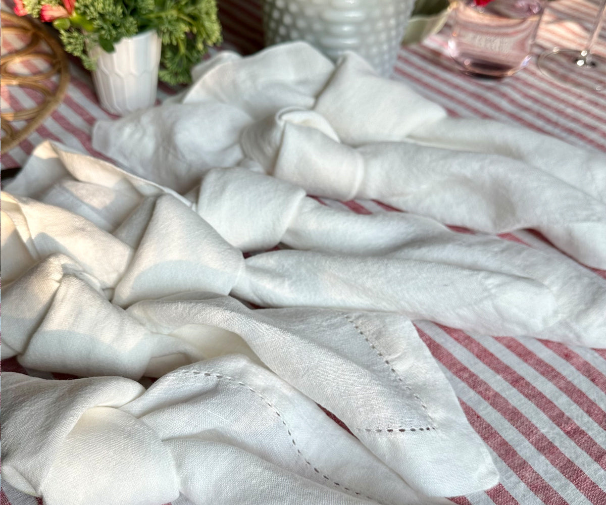 White Linen Napkins