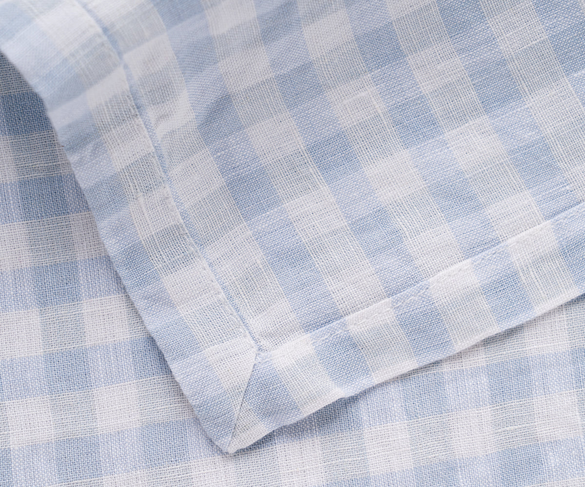 Linen Table Napkins - Checkered Napkins