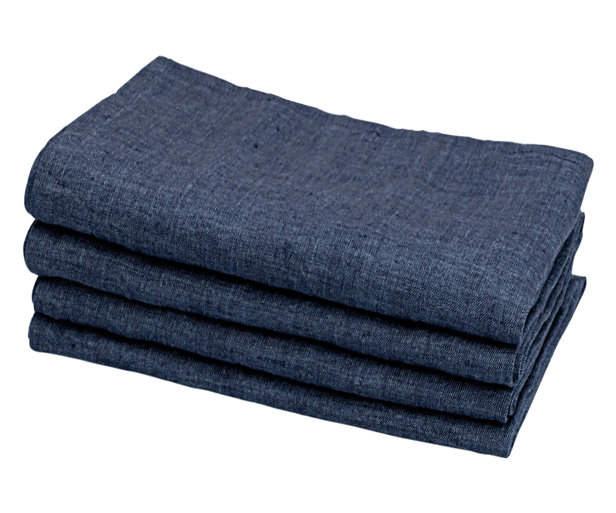 Navy Linen Napkins