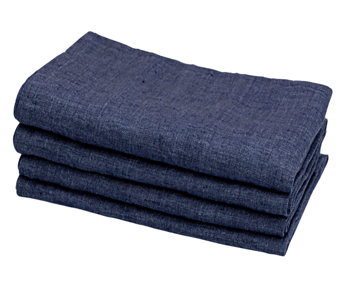 Plain Linen Napkins - Set of 4