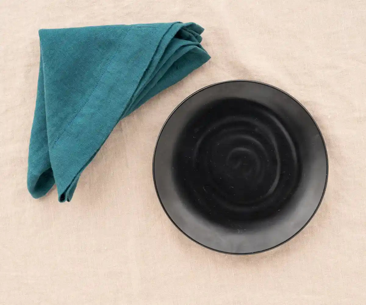 Plain Linen Napkins - Set of 4