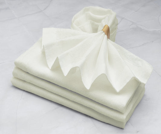 Ivory Linen Napkins
