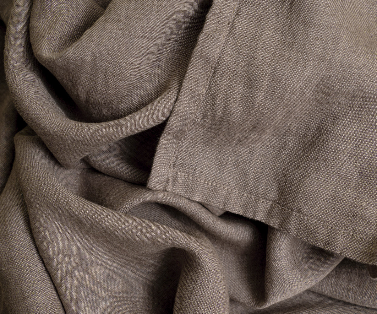 Plain Linen Rectangle Tablecloth