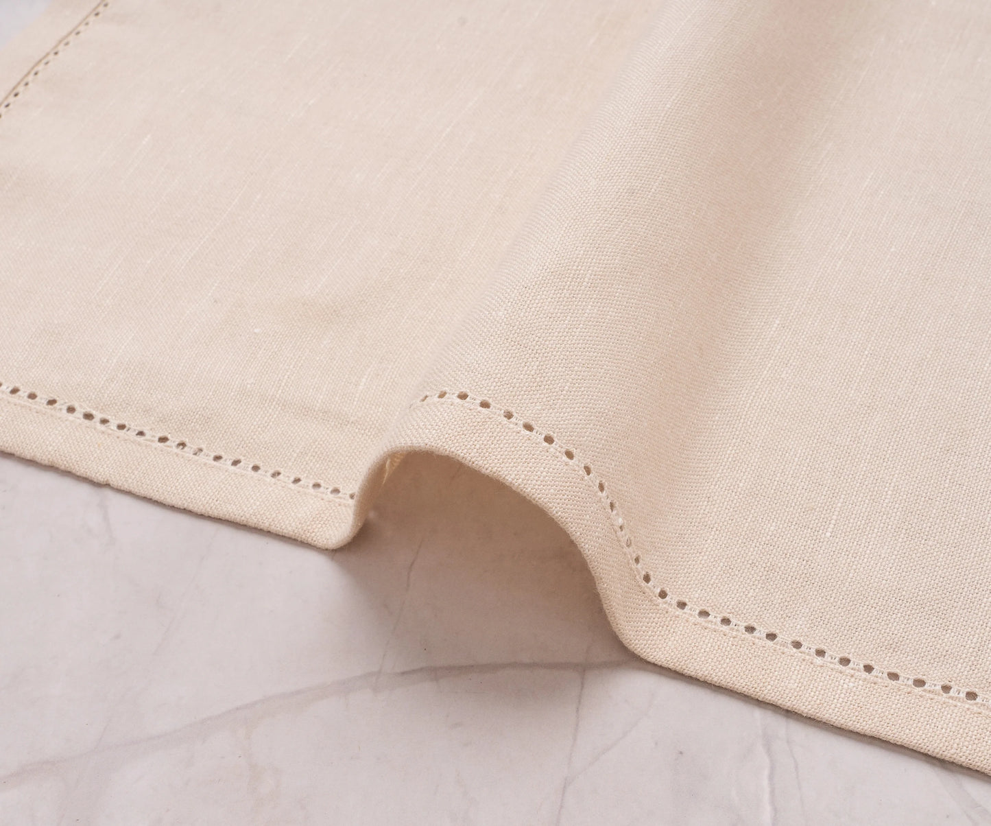 Hemstitched Napkins - Natural