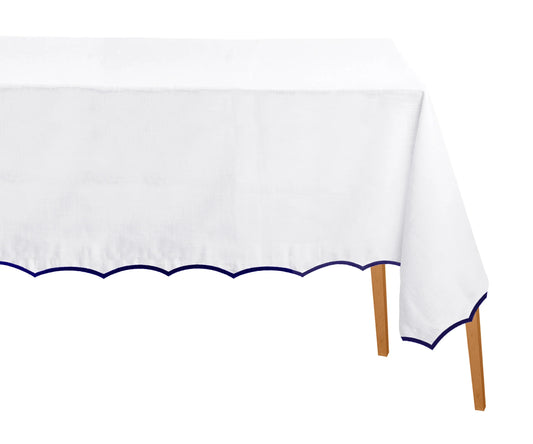 Scallop Embroidery Tablecloth