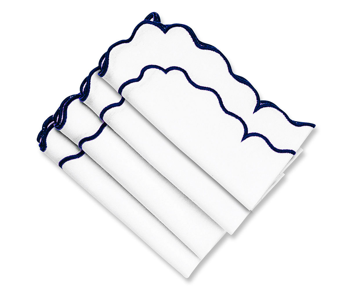 White Embroidered Napkins
