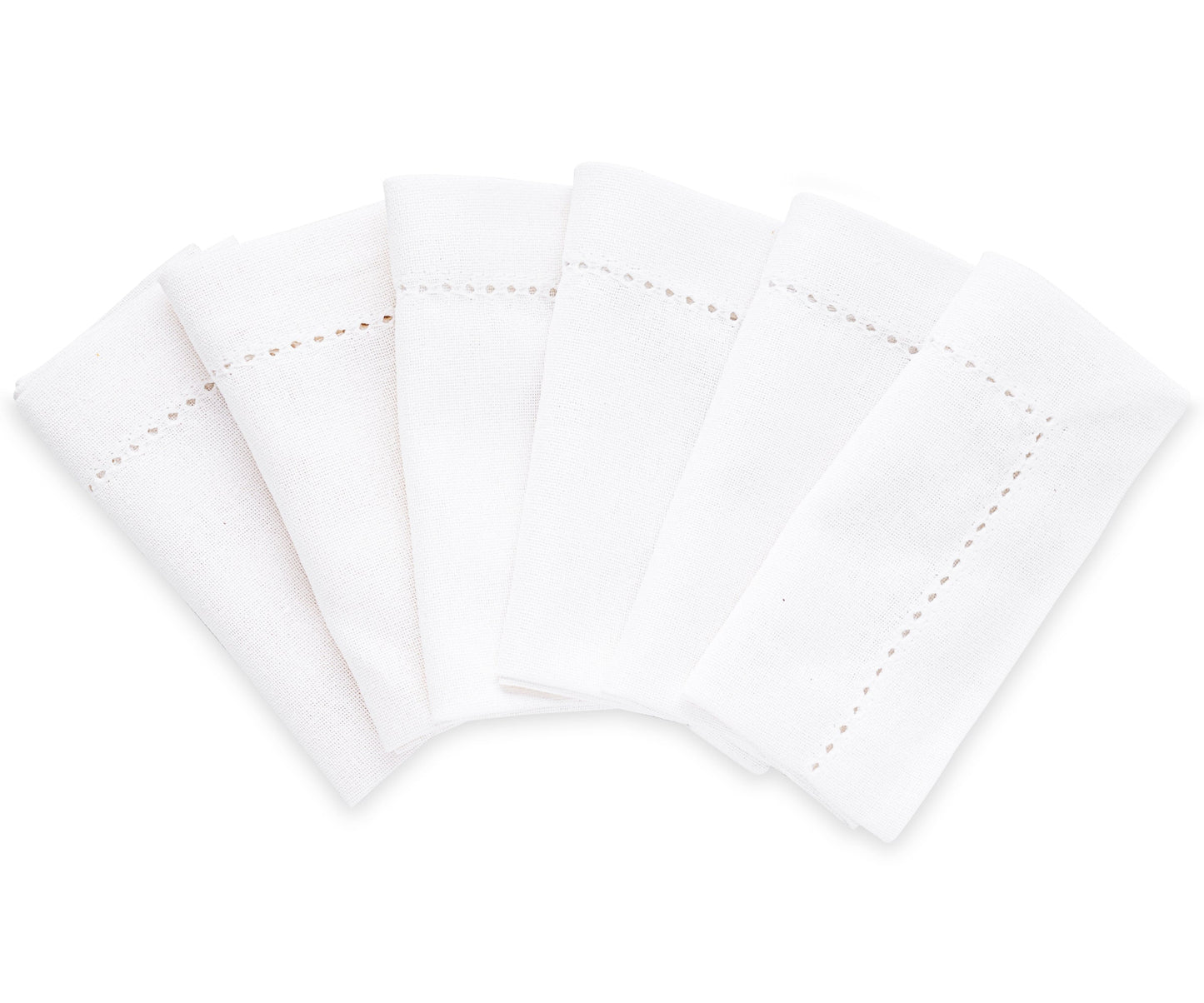 White Cocktail Napkins - 10 Inch Napkins