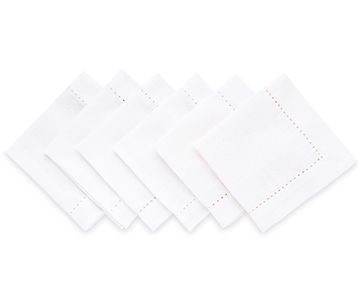 White Cocktail Napkins - 10 Inch Napkins