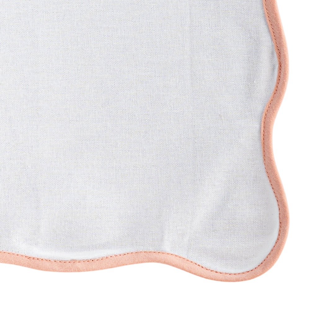 Pink Scalloped Napkin