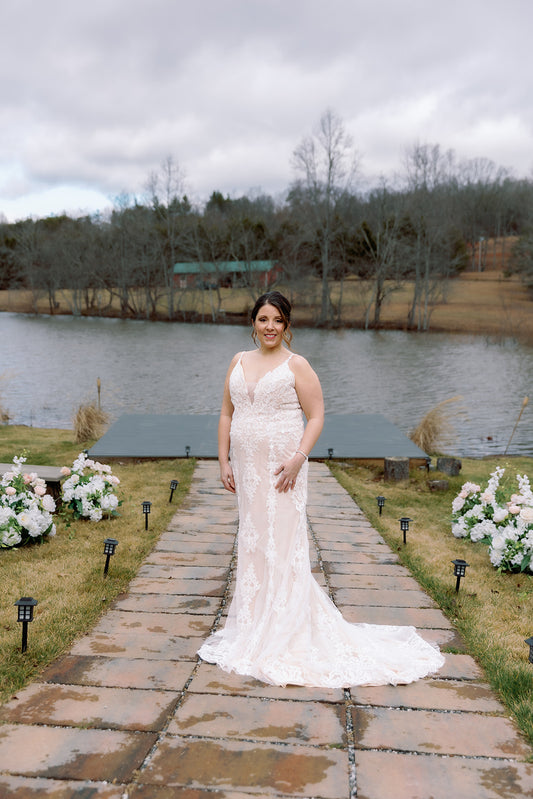 The Laramie-Lace Western Wedding Dress