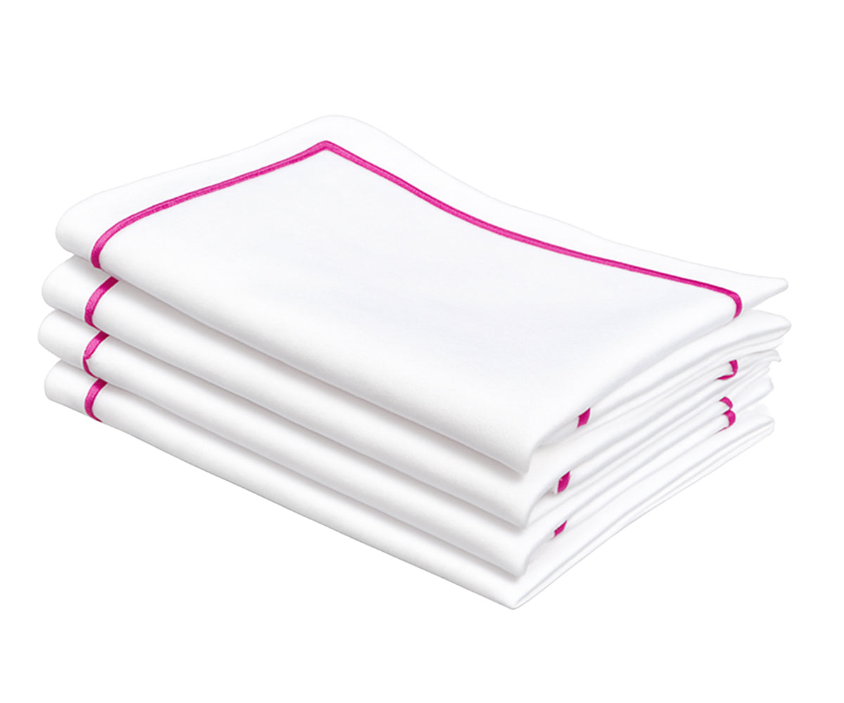 Pink And White Napkins