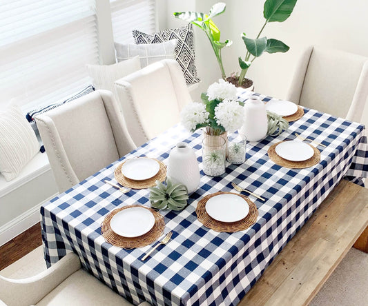 Navy Blue Tablecloth