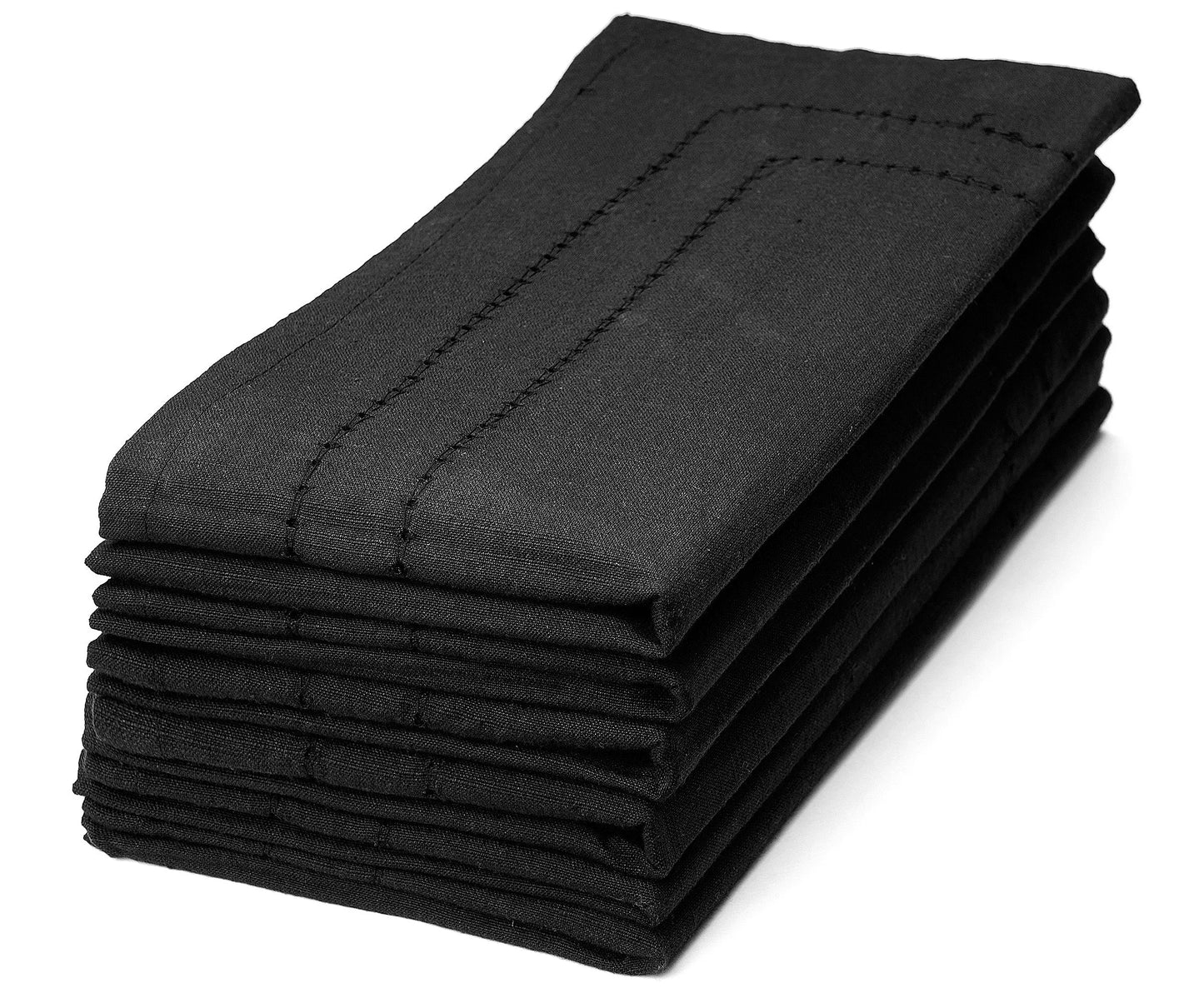 Cloth Dinner Napkins for Wedding Reception - Ivory, Red, Blue, Black, Navy, Green