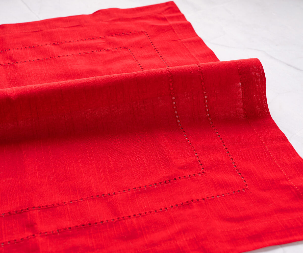 Cloth Dinner Napkins for Wedding Reception - Ivory, Red, Blue, Black, Navy, Green