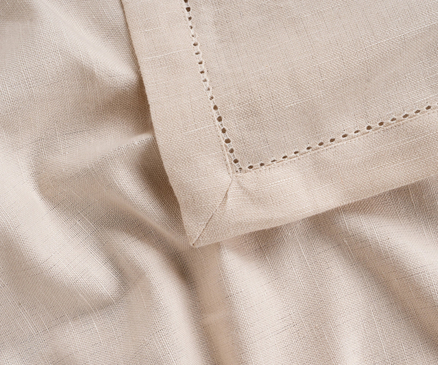 Natural Tablecloth Cotton-Linen Blend