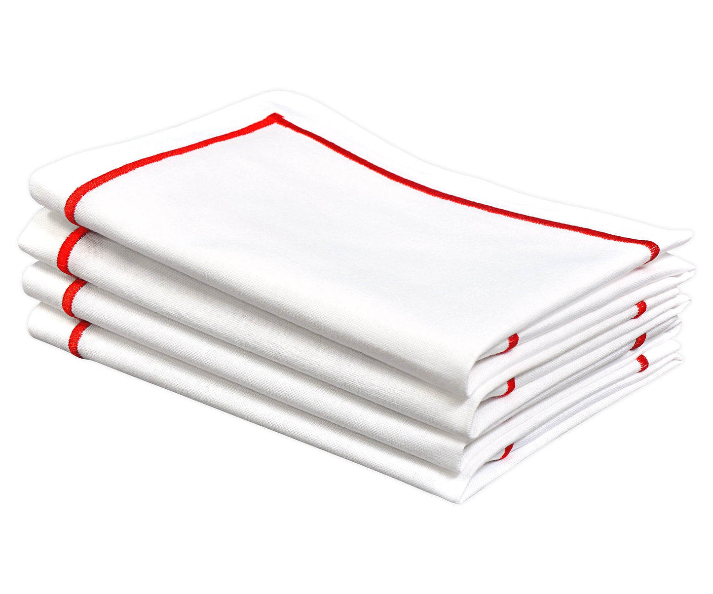 Dinner Napkins - White Cotton Napkins