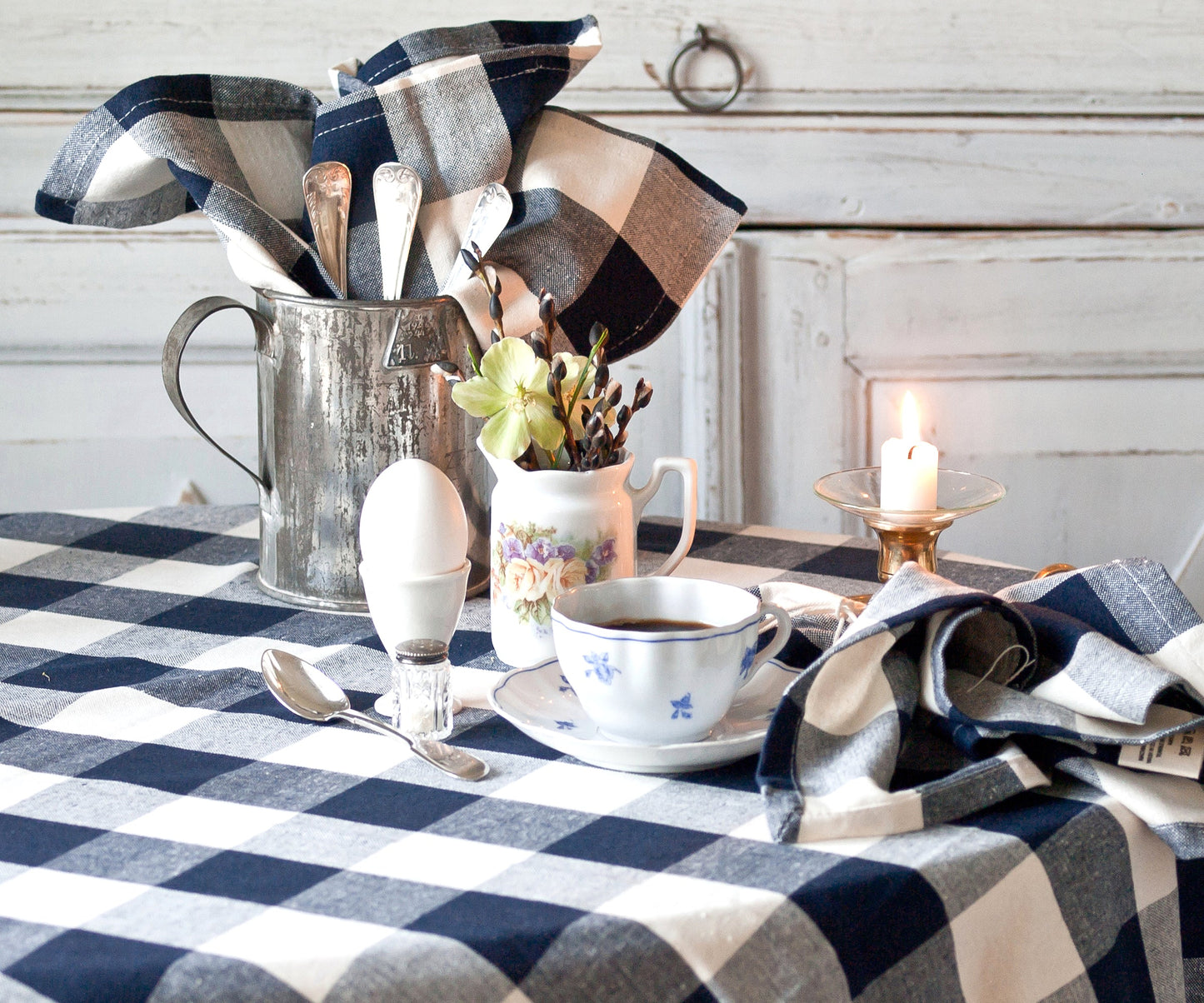 Round Tablecloth - Buffalo Plaid Table cloths