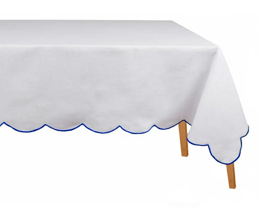 Blue and White Tablecloths