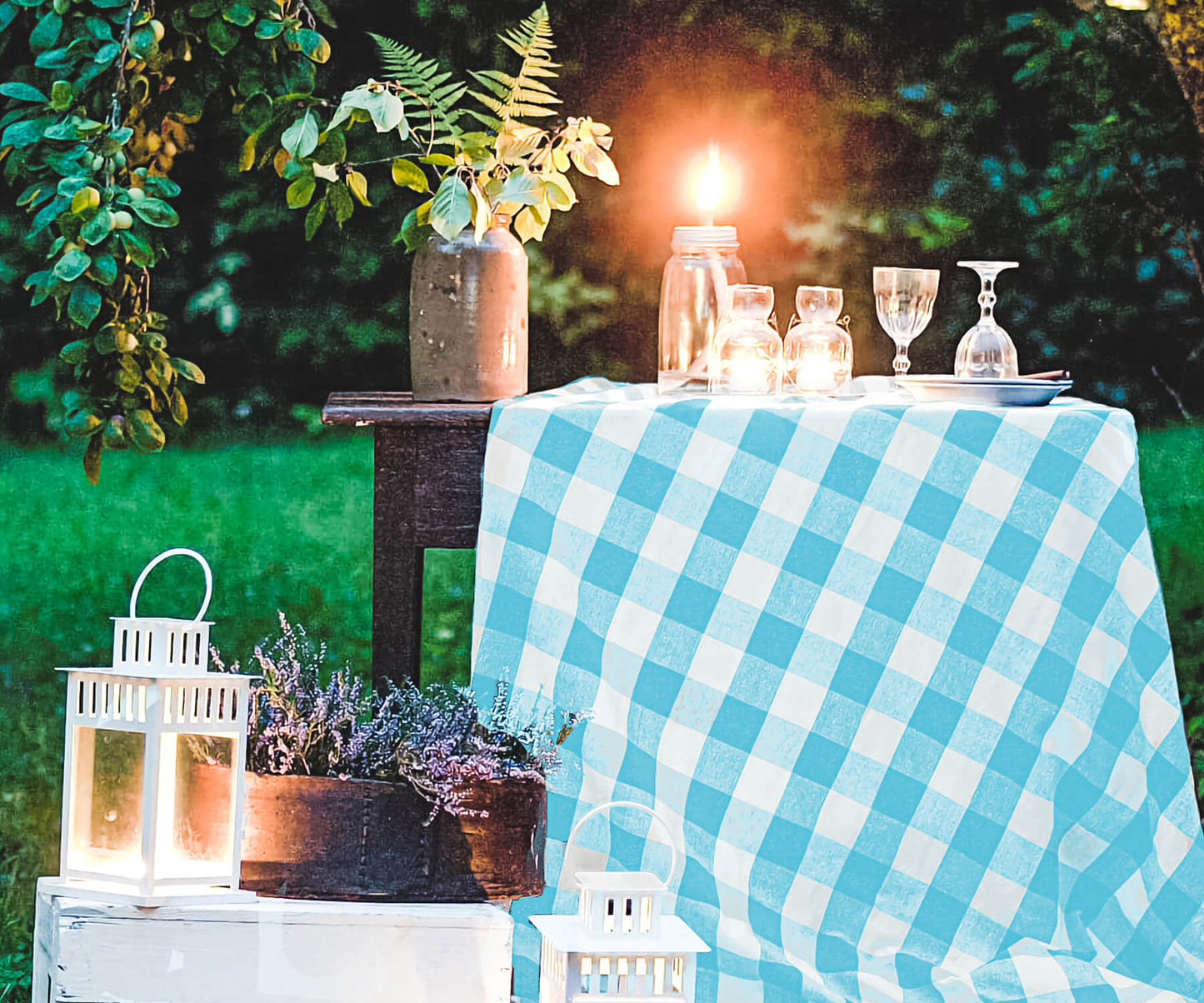 Gingham Tablecloth - Checkered Tablecloth