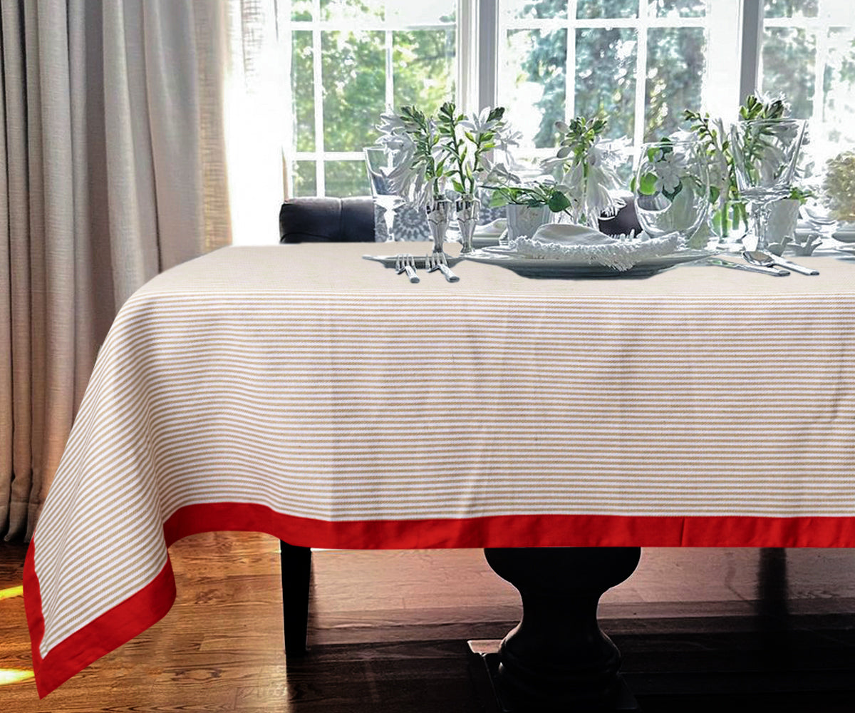 Cloth Tablecloths - Striped Tablecloth