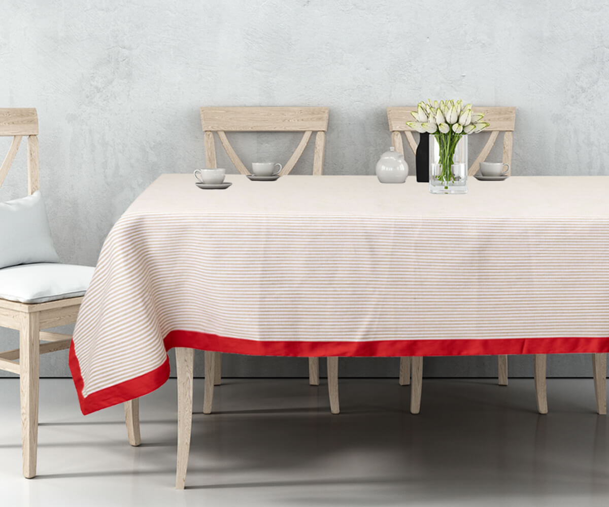 Cloth Tablecloths - Striped Tablecloth