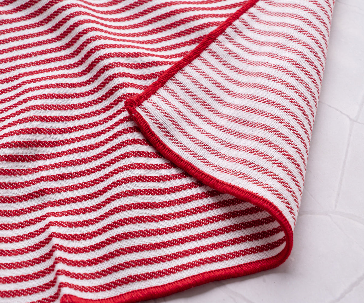 Red Dinner Napkins Set of 4