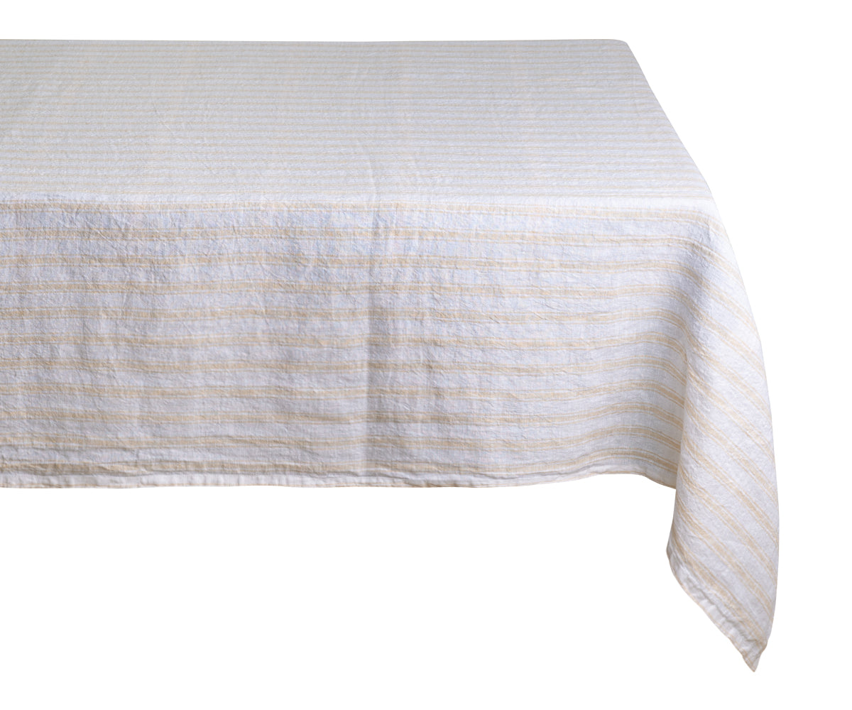 Linen Tablecloth - Striped Tablecloths