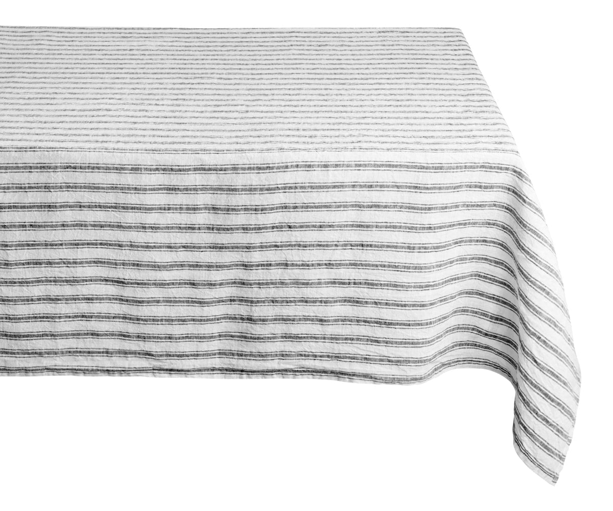 Linen Tablecloth - Striped Tablecloths