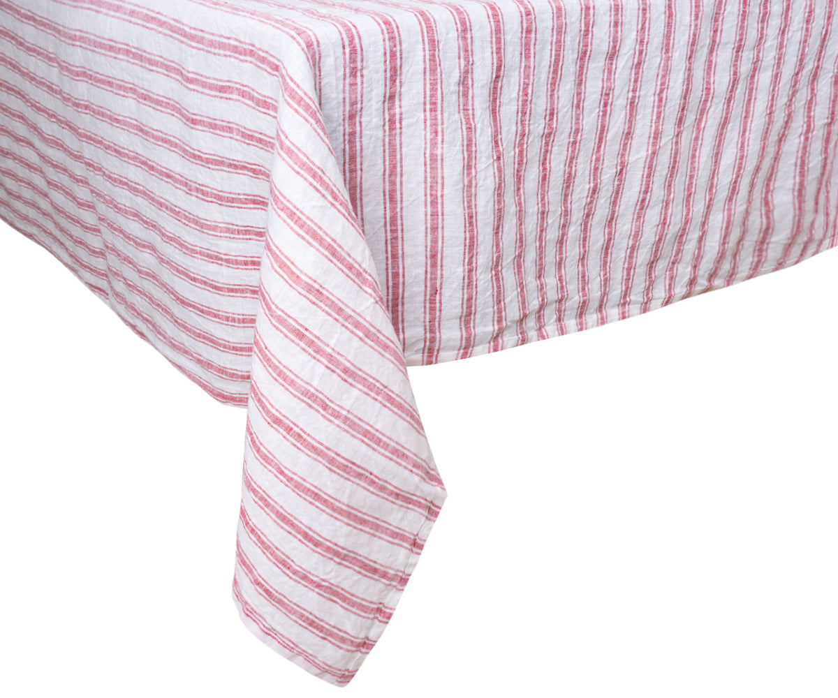 Linen Tablecloth - Striped Tablecloths
