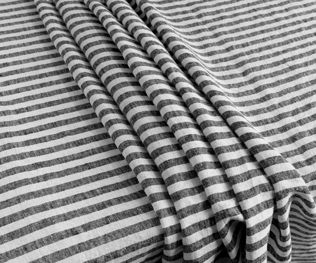 Linen Tablecloth - Rectangle Striped Tablecloths