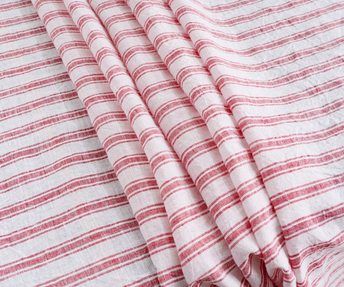 Linen Tablecloth - Striped Tablecloths