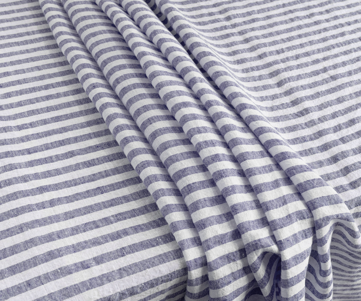 Linen Tablecloth - Rectangle Striped Tablecloths