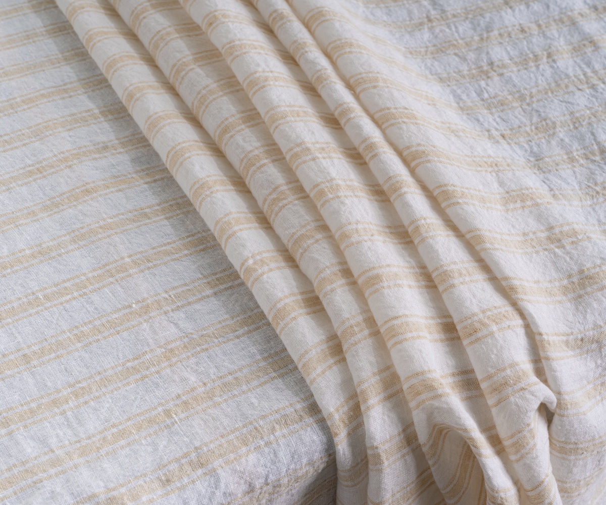 Linen Tablecloth - Striped Tablecloths